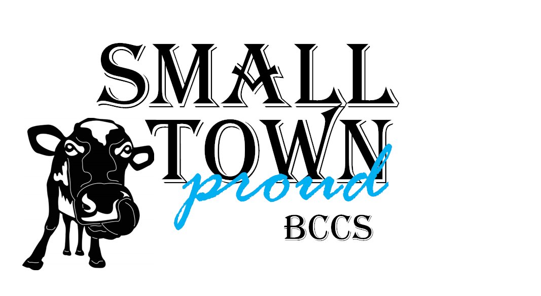 It's SPIRITWEAR DAY TOMORROW!! I think we could all use a bit of good cheer and positive energy to end our week! Please wear your Small Town Proud or your BCCS shirts to school tomorrow. Lets flood the halls and classrooms with BCCS Pride!!