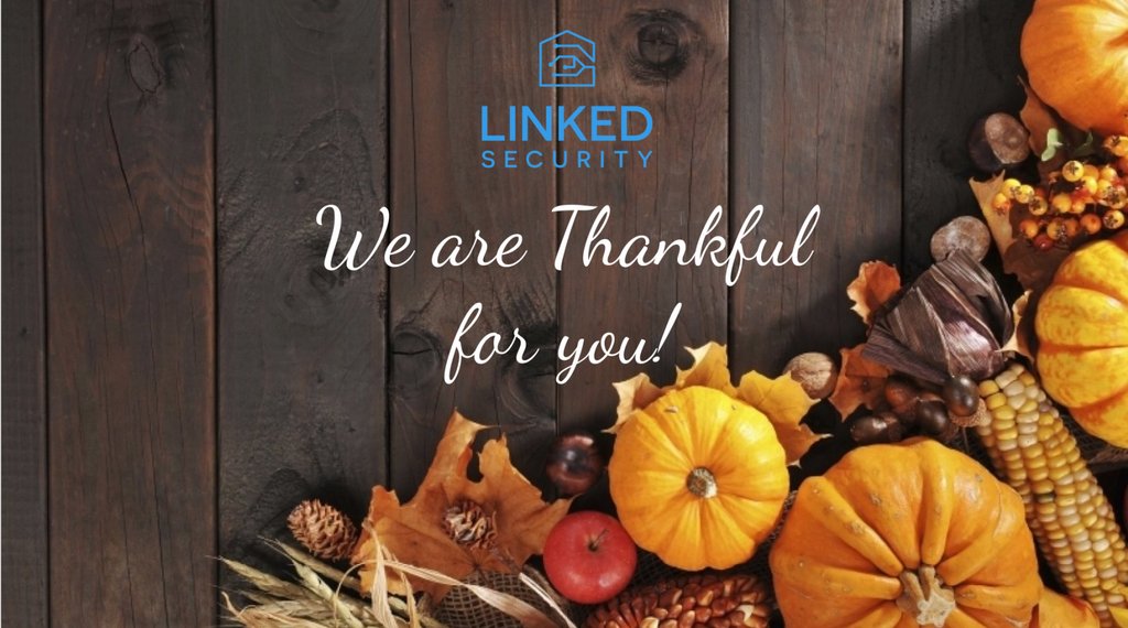Linked_Security's tweet image. Our Team at Linked Security wishes you a very Happy Thanksgiving!
We are thankful that you entrust us with the security of your business and home!

#happythanksgiving #linkedsecurity #givethanks