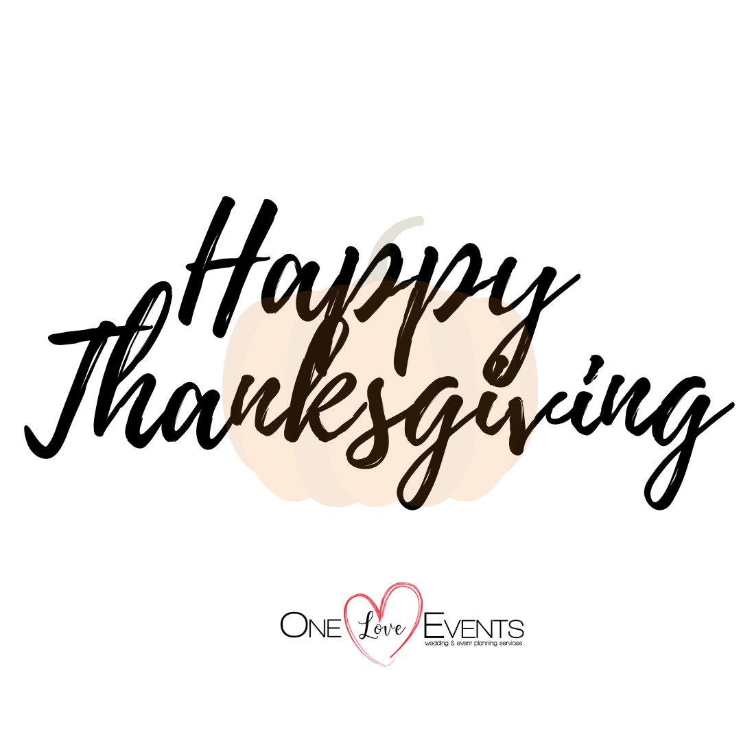 1OneLoveEvents's tweet image. Happy Thanksgiving from us to you!

#oneloveevents #thanksgiving #evenplannerfortworth