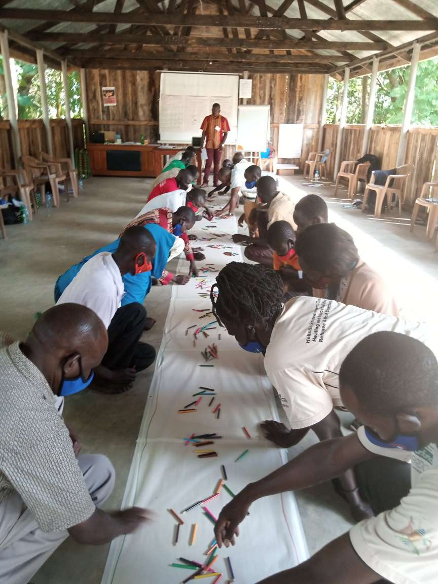 FirstAidArts's tweet photo. "First Aid Arts for the Heart has been resourceful for me as an individual, for my staff, volunteers and community members. We request help to scale our intervention here in the refugee camps to reach more people because this is what Africa needs." 

-Philip Kakungulu https://t.co/9ZwFm6yS7i