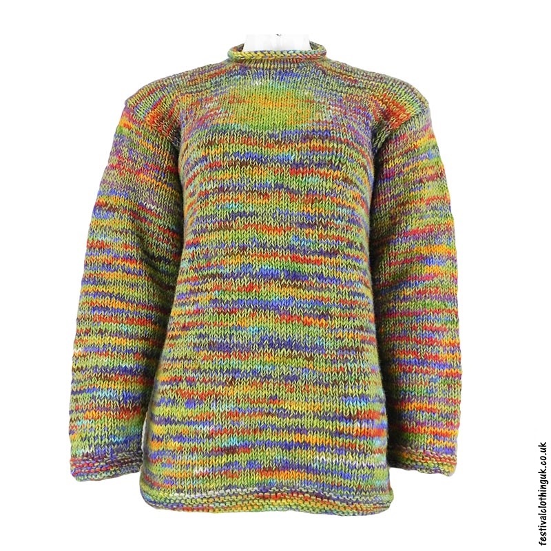 FestivalThreads's tweet photo. Space dye wool jumpers, warm and colourful. 4 sizes in 4 colours. https://t.co/wKP84LTAg5 #festivalclothing #Festivalseason #festival #festivals #festivalclothes #clothing #handmade #hippy #hippie #WINTER #WinterIsHere #wool https://t.co/IItLKlUHtN