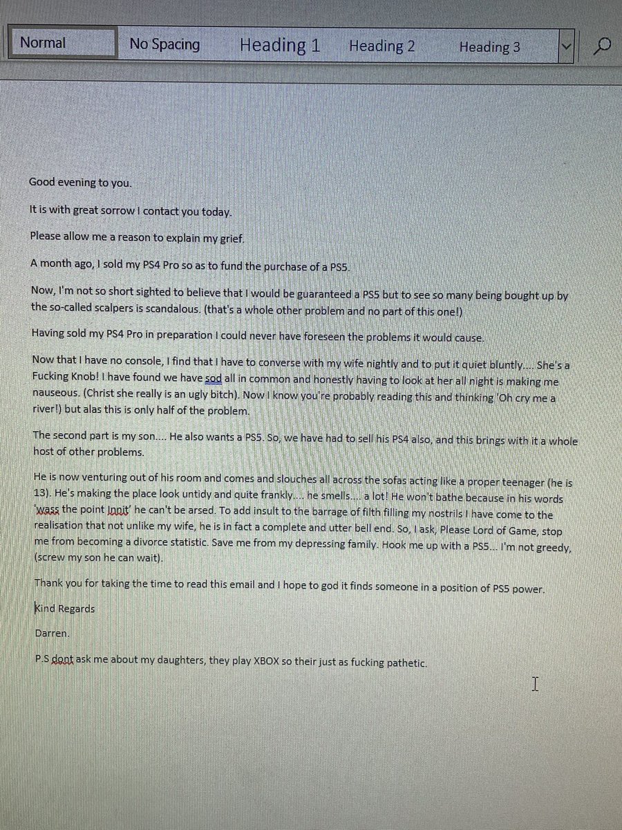 DarrenBurr4's tweet photo. @GAMEdigital @SonyPlay5tation please reply to my email. 🤪😜😜 https://t.co/4eEfR6nuHa