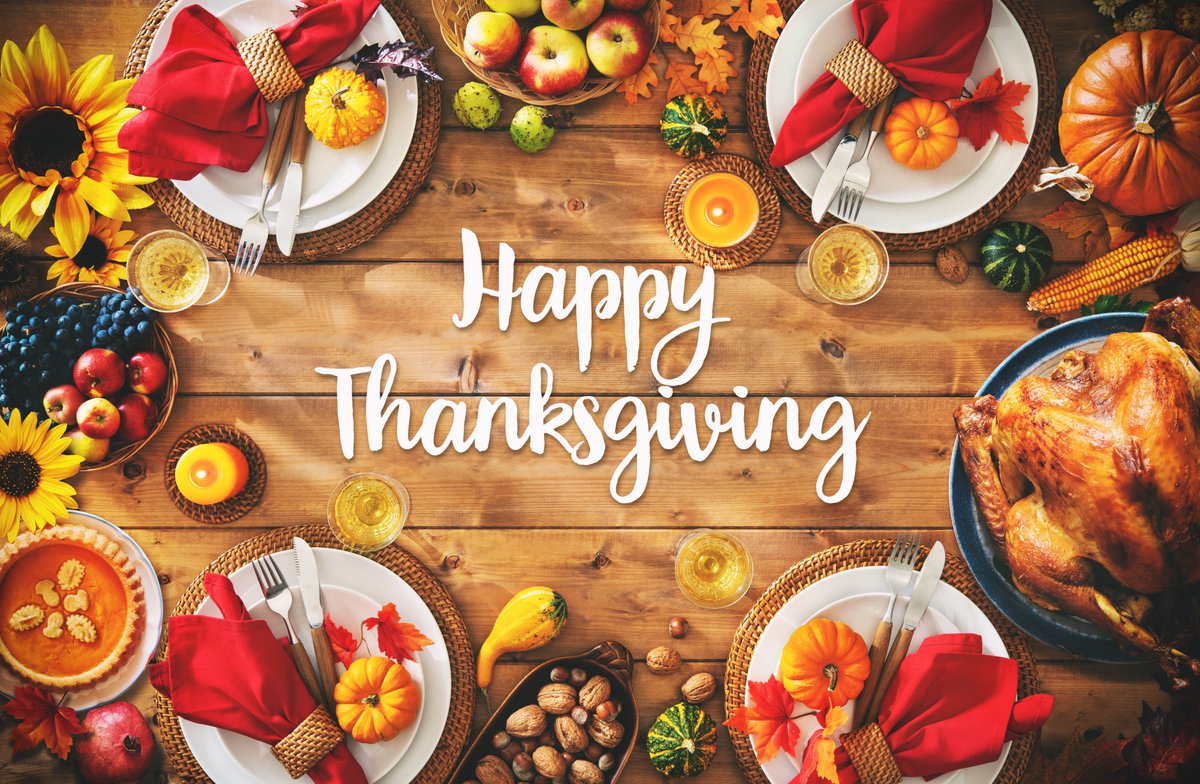 We want to wish everyone a Happy Thanksgiving! With the holidays looking a little different this year, how will you be celebrating?😄

Our Technical Support and Customer Service will be closed in observance of the holiday today and tomorrow. We will resume normal hours on Monday.
