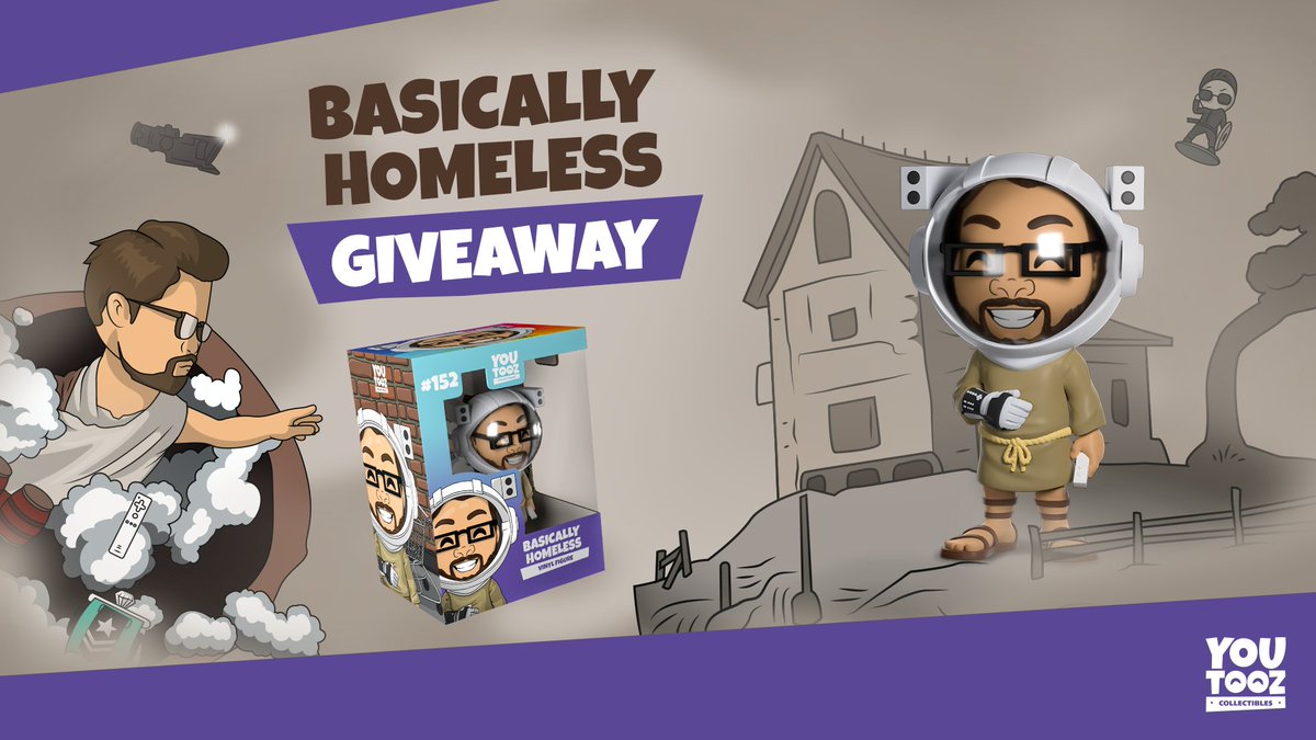 BascllyHomeless's tweet image. GAMERS 😎 You tryna win the only youtooz that can SMELL your gamer sweat?! Retweet this tweet and follow @youtooz for a chance to win one of my new youtooz. Picking FIVE winners before the drop on dec 4th! 😃