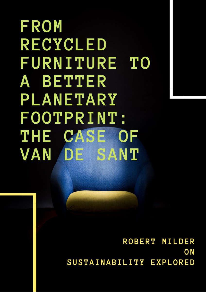 <a href="/vandesant_com/">Van de Sant Innovations BV</a> have found a solution to create eco-friendly #furniture: using materials #recycled from #waste streams 🌿 The CEO, Robert Milder, shares the secrets of processes behind #designing circular furniture and using recycled #materials ♻️ Tune in bit.ly/3nZ33I5
