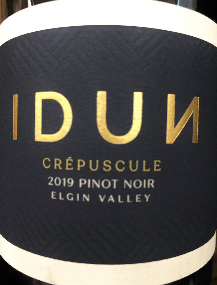 Loving this label and wine. #idunwines <a href="/ExperienceElgin/">Experience Elgin</a>