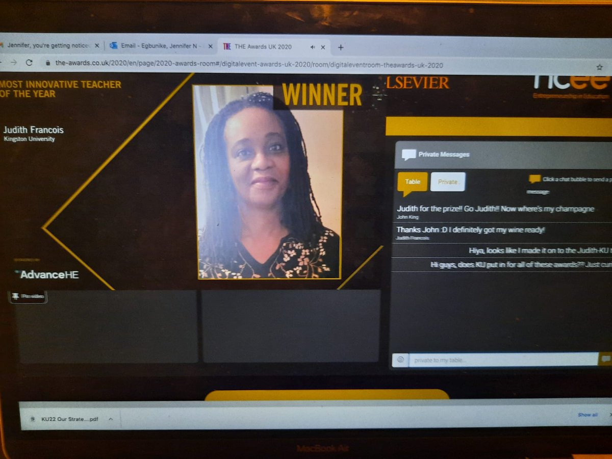 Judith Francois (@judithfrancois6) on Twitter photo This is amazing. So happy family and friends just finished screaming down the phone!! Thanks so much for the recognition, #THEAwards <a href="/NursingKingston/">Kingston University Nursing 💙</a> <a href="/KingstonUni/">Kingston University</a> @KUStGeorges <a href="/minifeet2/">Catherine Gamble FRCN Mental Health/General Nurse</a> <a href="/Kiran2Ra/">Kiran Toora</a> This is amazing. So happy family and friends just finished screaming down the phone!! Thanks so much for the recognition, #THEAwards <a href="/NursingKingston/">Kingston University Nursing 💙</a> <a href="/KingstonUni/">Kingston University</a> @KUStGeorges <a href="/minifeet2/">Catherine Gamble FRCN Mental Health/General Nurse</a> <a href="/Kiran2Ra/">Kiran Toora</a>