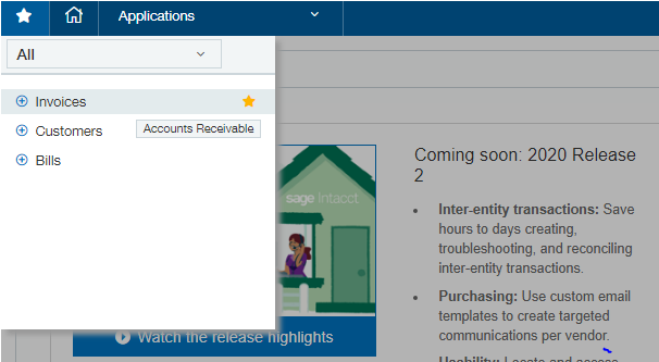 greytrix's tweet image. Save your time of navigating to the most-used item everytime with personalized workspace in Sage Intacct by building Favorites List. Learn more! bit.ly/2LjnEWb 
#SageIntacct #PersonalizedWorkspace #FavouritesList #Navigation #Modules #Reports #Dashboards #Customization