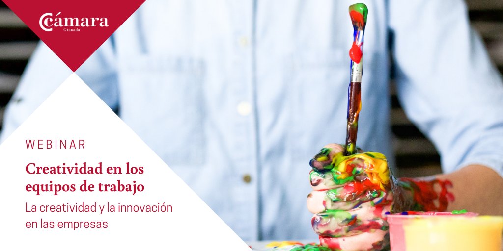 ediae_camara's tweet photo. #Webinar: Creatividad en los equipos de Trabajo: la creatividad y la innovación en las empresas 🎨🖌️ Descubre cómo fomentar la #creatividad individual y colectivo, así como  las herramientas que podemos utilizar a nivel profesional ➡️ https://t.co/PZNBbFox3i https://t.co/oHkqvaCVVf