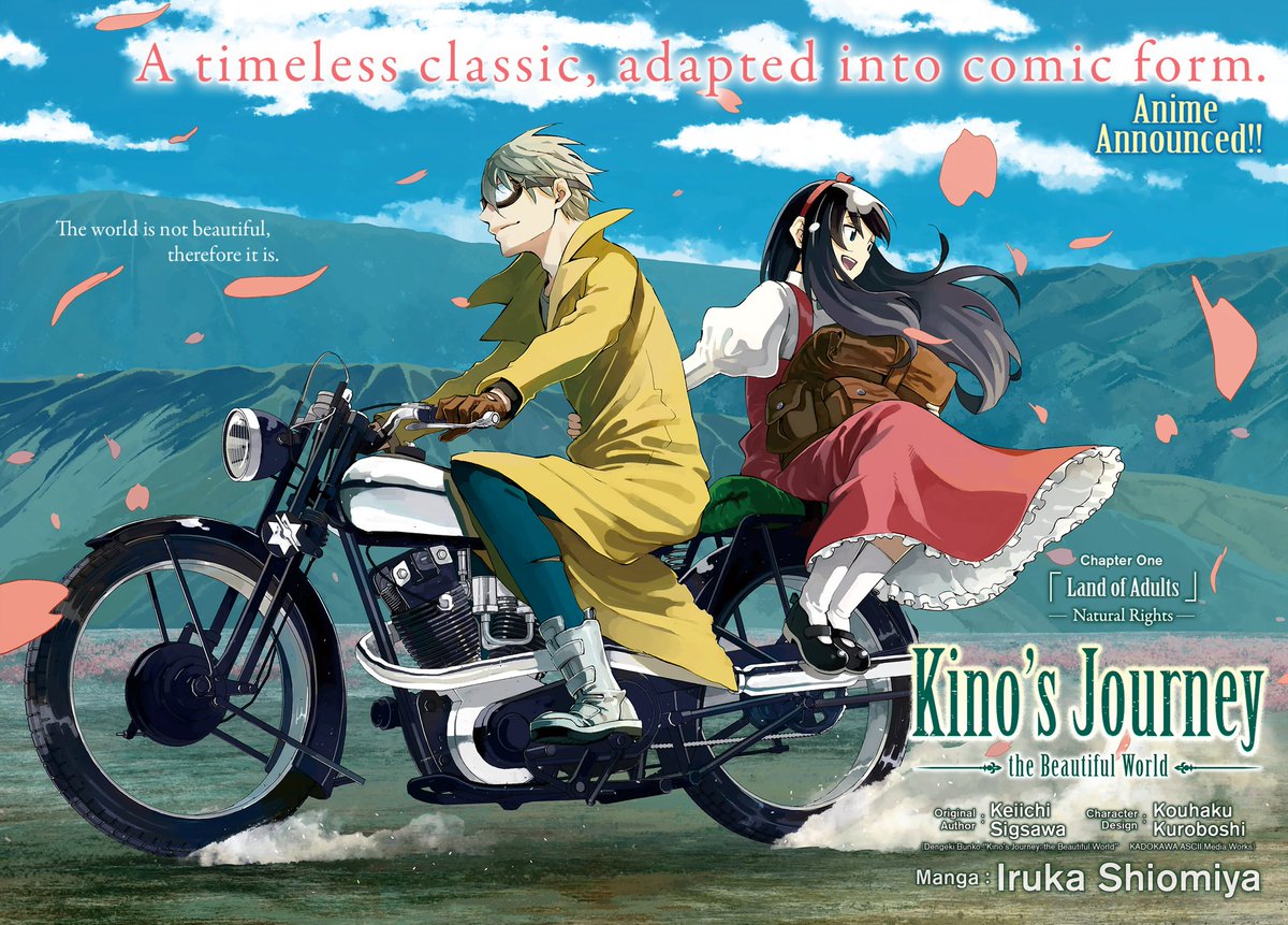 CatUnion2's tweet photo. I'm the only stan of Kino no Tabi. I feel like the Little Prince living alone on my own planet.

#kinonotabi https://t.co/AOgzDBUIsZ