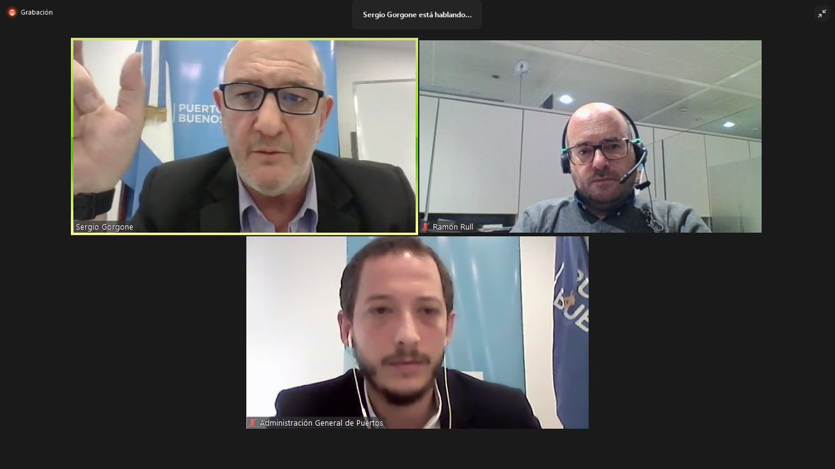 Asistiendo a la segunda fecha de las Jornadas Portuarias 2020. Muy buen espacio de reflexionando acerca del presente y futuro de la #logística #portuaria argentina. <a href="/PuertoBsAs/">Puerto Buenos Aires</a> <a href="/Porthink/">porthink</a> @portdebarcelona <a href="/SergioGorgone/">Sergio Gorgone</a> @fedecortes #puertos #digitalizacion #Argentina #BuenosAires