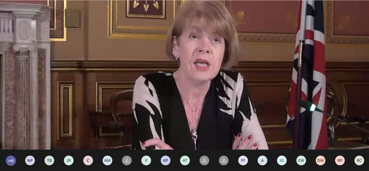 FalklandsRepUK's tweet photo. Foreign Office Minister, @morton_wendy, brings to a close the fourth and final day of the 2020 Overseas Territories Joint Ministerial Council, which, this year, as a result of #COVID19 was held virtually. #JMC2020
@FCDOGovUK | @FalklandsGov | @UKOTAssociation https://t.co/pX7pJe3Dr7