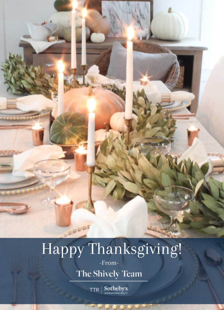 Thanksgiving wouldn't be complete without thanking the people who made our lives so very special.  Wishing everyone a wonderful, healthy, and Happy Thanksgiving!
.
.
.
#thanksgiving #realestate #thankful