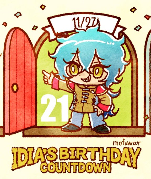 誕生日まで後21日…😘
(どこかのランドの従業員服なイデ氏)
#ツイステファンアート 