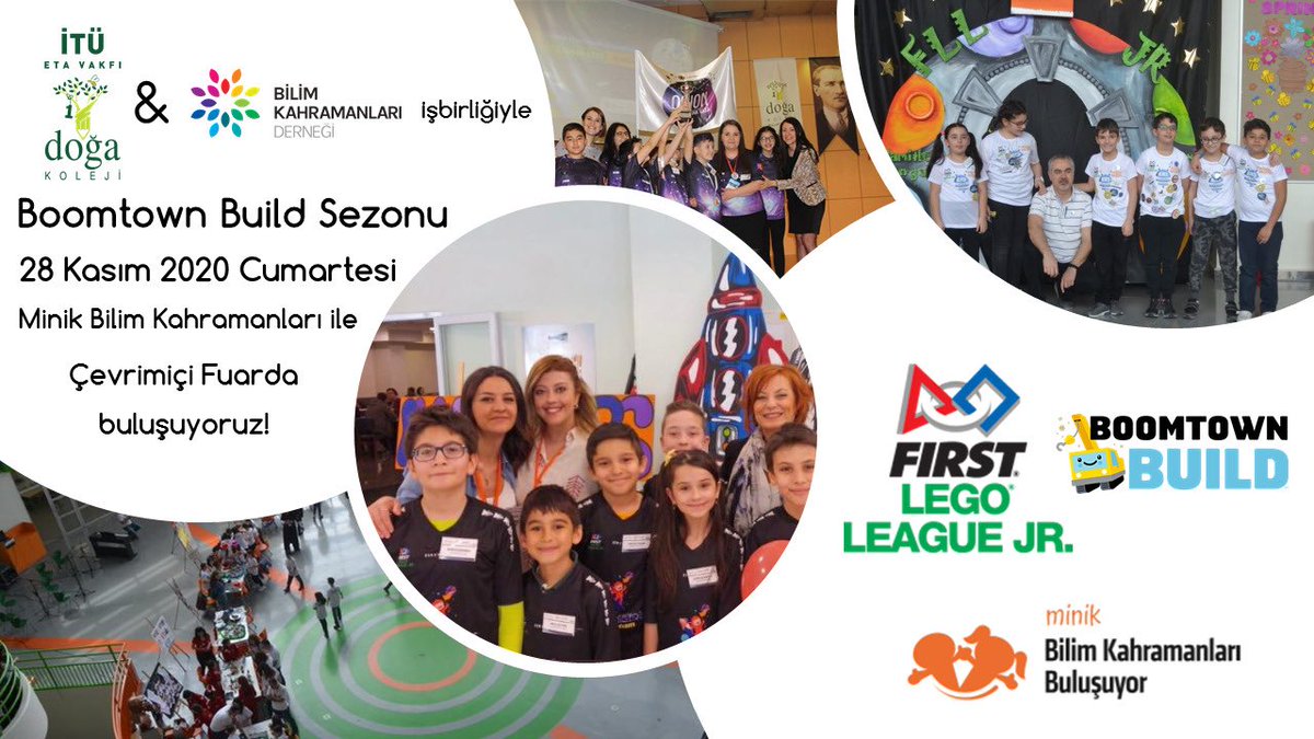 İtü Eta Vakfı Doğa Koleji Çayyolu Kampüsü ev sahipliğinde 28 Kasım Cumartesi günü minik bilim kahramanlarımız çevrimiçi buluşuyor. Fuarımıza bekliyoruz.🤖⁦⁦<a href="/BilimKahraman/">Bilim Kahramanları</a>⁩ ⁦<a href="/muammerozkan_/">Muammer Özkan</a>⁩ ⁦<a href="/cavidanvarl/">Cavidanvarlı</a> ⁦<a href="/ibrahimsungertr/">İbrahim Sünger</a>⁩ ⁦<a href="/ftmnr_aksu/">Fatma Nur AKSU</a>⁩ ⁦⁦