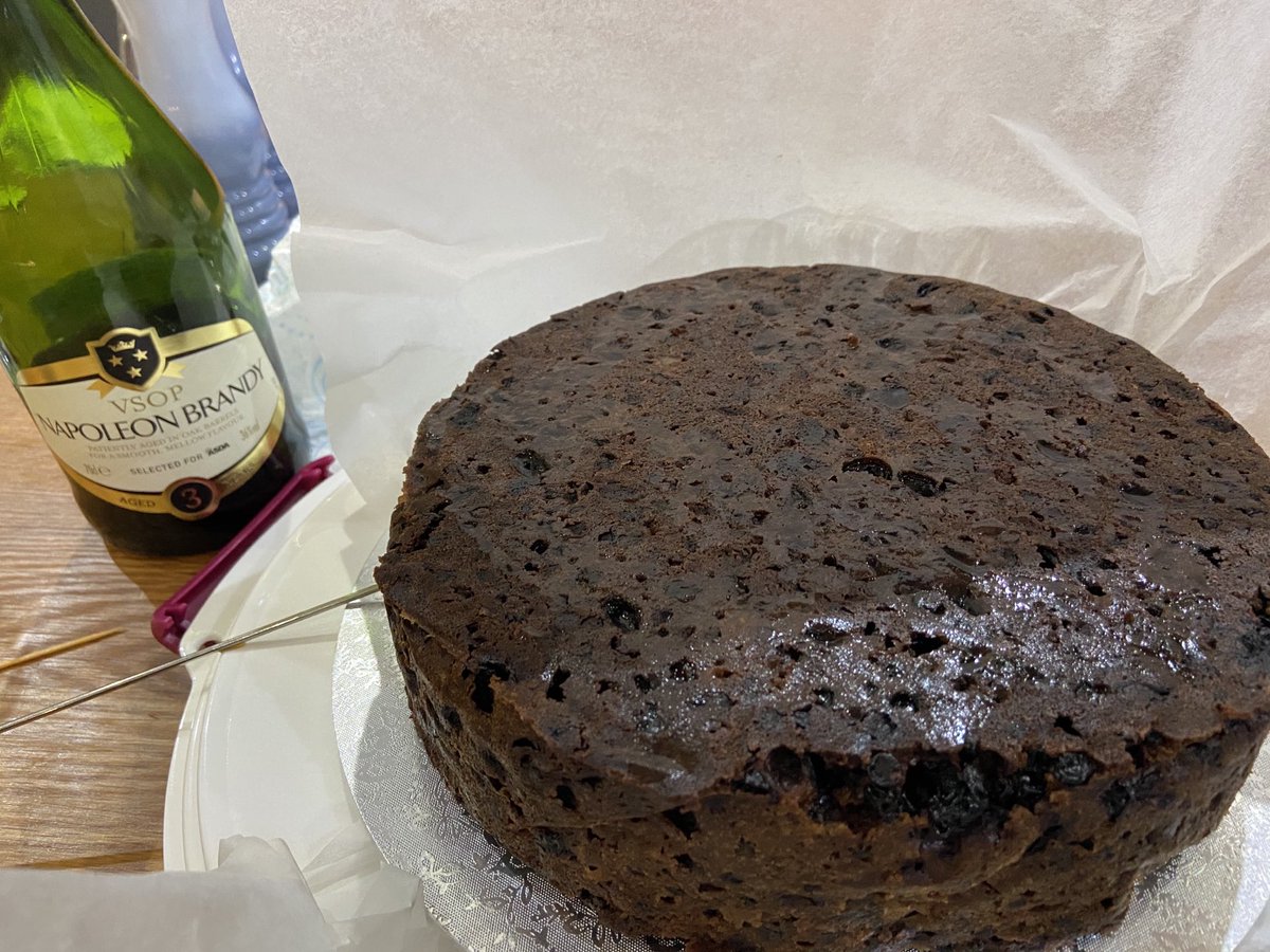bsloan63's tweet photo. Chrimbo cake has been fed tonight. #Christmas2020 #christmascake #feedthecake https://t.co/Ho5xE8grQ7