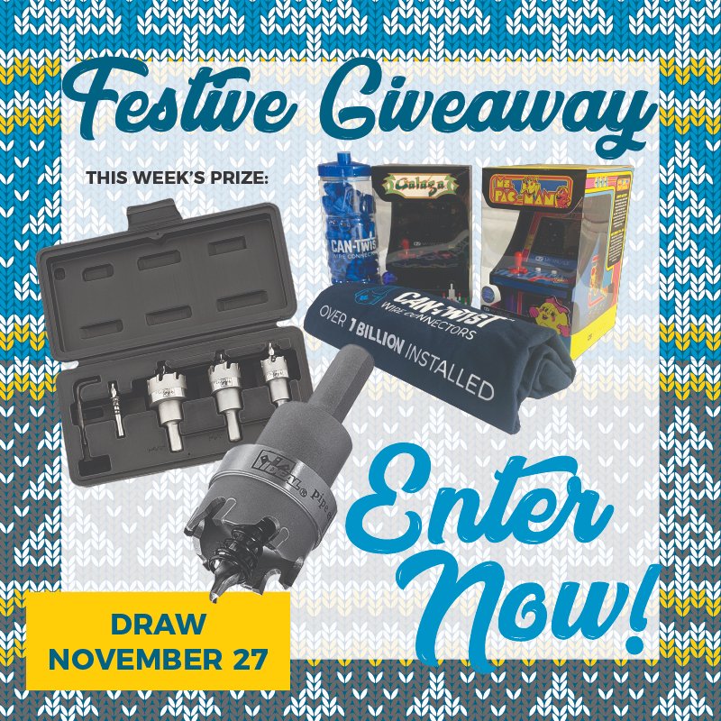 Introducing our FESTIVE GIVEAWAY! We will be drawing for an incredible prize each week from November 27 to December 18, 2020. This contest is open to all residents of Canada! 
Visit our website to register:
idealindustries.ca/en/IG-contest.…