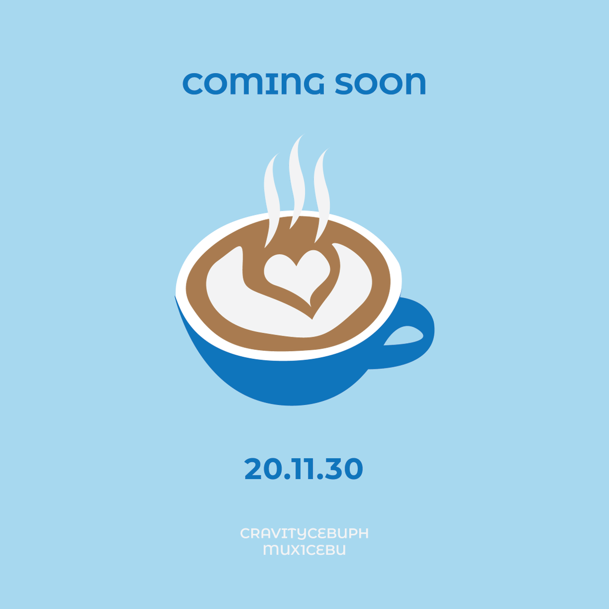 CRAVITYCebuPH's tweet photo. ☕️HYEONGJUN'S CUP OF COFFEE☕️

A free online cupsleeve event for Song Hyeongjun's birthday

November 30, 2020

BREWING SOON! https://t.co/Fox0sCKLHf
