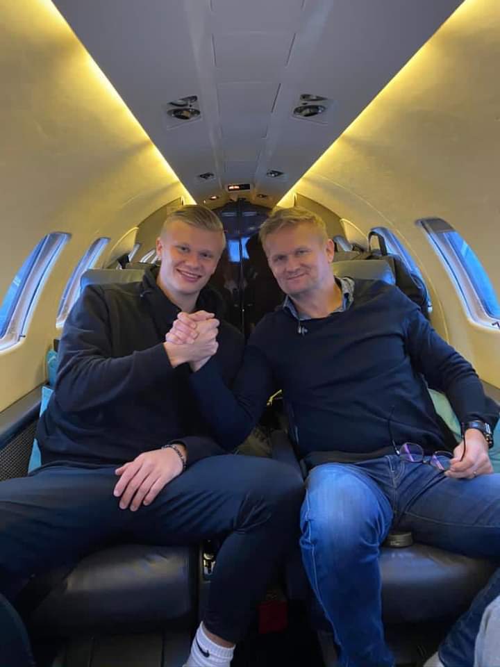 هالاند الأب و الإبن 📸⭐