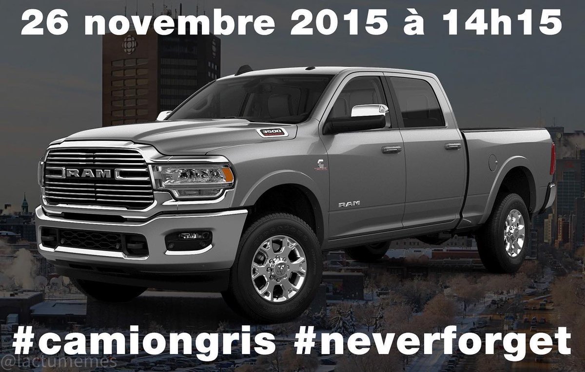 #camiongris #neverforget <a href="/RC_Techno/">Radio-Canada Techno</a> <a href="/RadioCanadaInfo/">Radio-Canada Info</a>