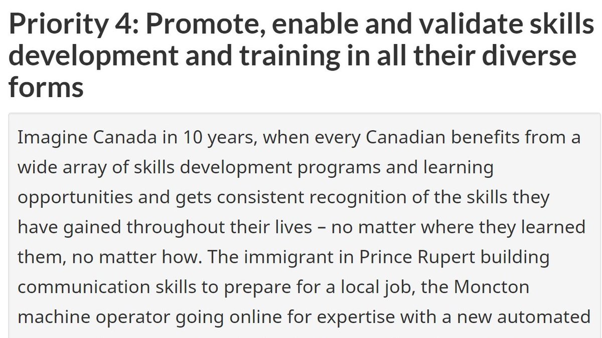 BizCouncilofCan's tweet photo. We welcome the latest report by @ESDC_GC's #FutureSkills Council, which includes @BHERCanada's @Val1Walker &amp; @D2L's @JeremyAuger. Similar to a theme in our #PoweringAStrongRecovery report, Priority #4 should play a key role in 🇨🇦's post-pandemic recovery. https://t.co/9D3Msevs73 https://t.co/4xOViw2g37