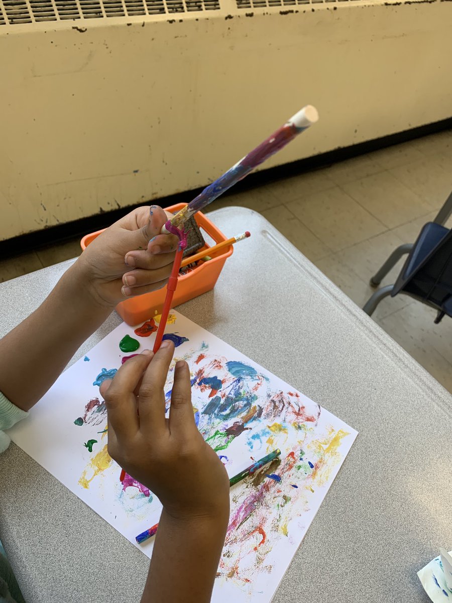 acannonTEC's tweet photo. Grade 1’s painted and made their own drum sticks last week. Now we are creating routines and writing them down using traditional and non-traditional methods 🎶. https://t.co/Jq9s6zKYSN