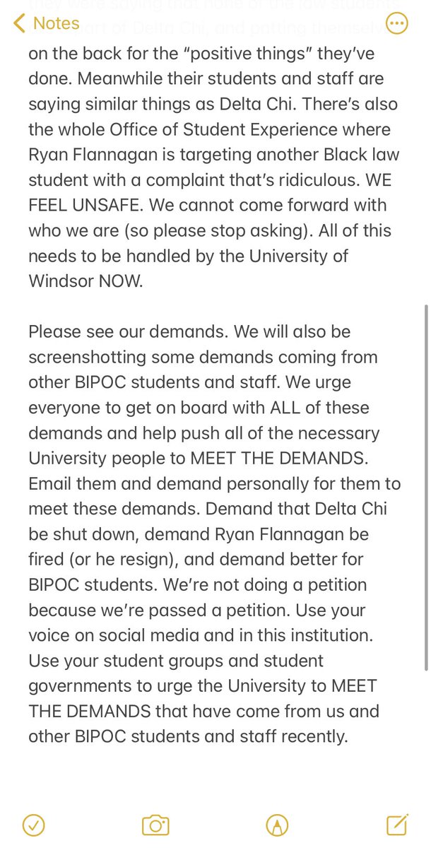 atuwindsor2020's tweet photo. For those asking what’s next please see the following screenshots on our direction on how to address @UWindsor please follow these directions. We don’t need petition, we need everyone’s voice collectively condemning this behaviour and this institution. Use your voice. See below. https://t.co/FqK63l4PbX