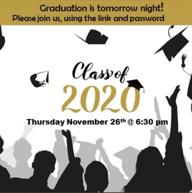 WCI_YRDSB's tweet image. Happening virtually tonight at 6:30 PM. 

See the link &amp;amp; password sent to 2020 graduates for access. @WCIGuidance #WCIGrad #BeWolves 🎓🐺