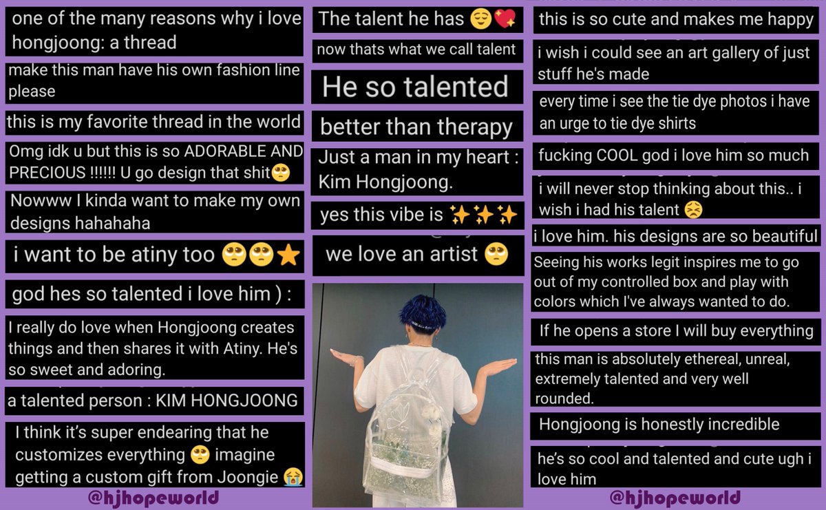 hongjoong inspires people with his art 