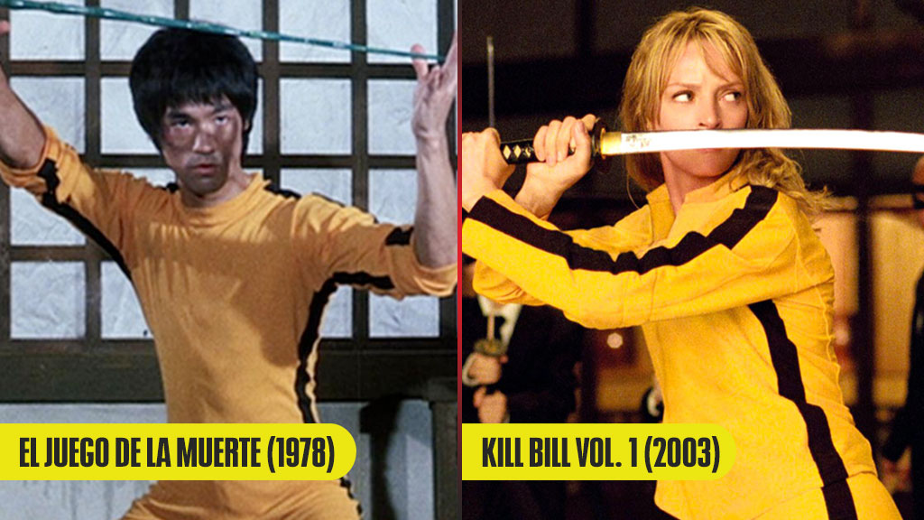 canalspace's tweet photo. ¡Hoy el gran #BruceLee cumpliría 80 años! 👊 y te traemos un #ExpedienteSpace: sabías que Kill Bill homenajea al gran maestro en esta escena. ¿Qué otra película conoces que haya homenajeado su legado? https://t.co/jltglumH0j
