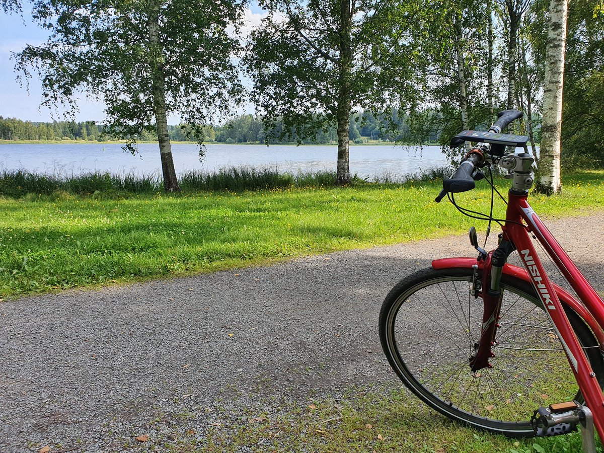 sanna_strom's tweet photo. Tähän on osallistuttava kun kuvakin kesältä on valmiina. 😊🚴‍♀️ #makeaakaa #hunajafillari https://t.co/FDcDlPu5hs