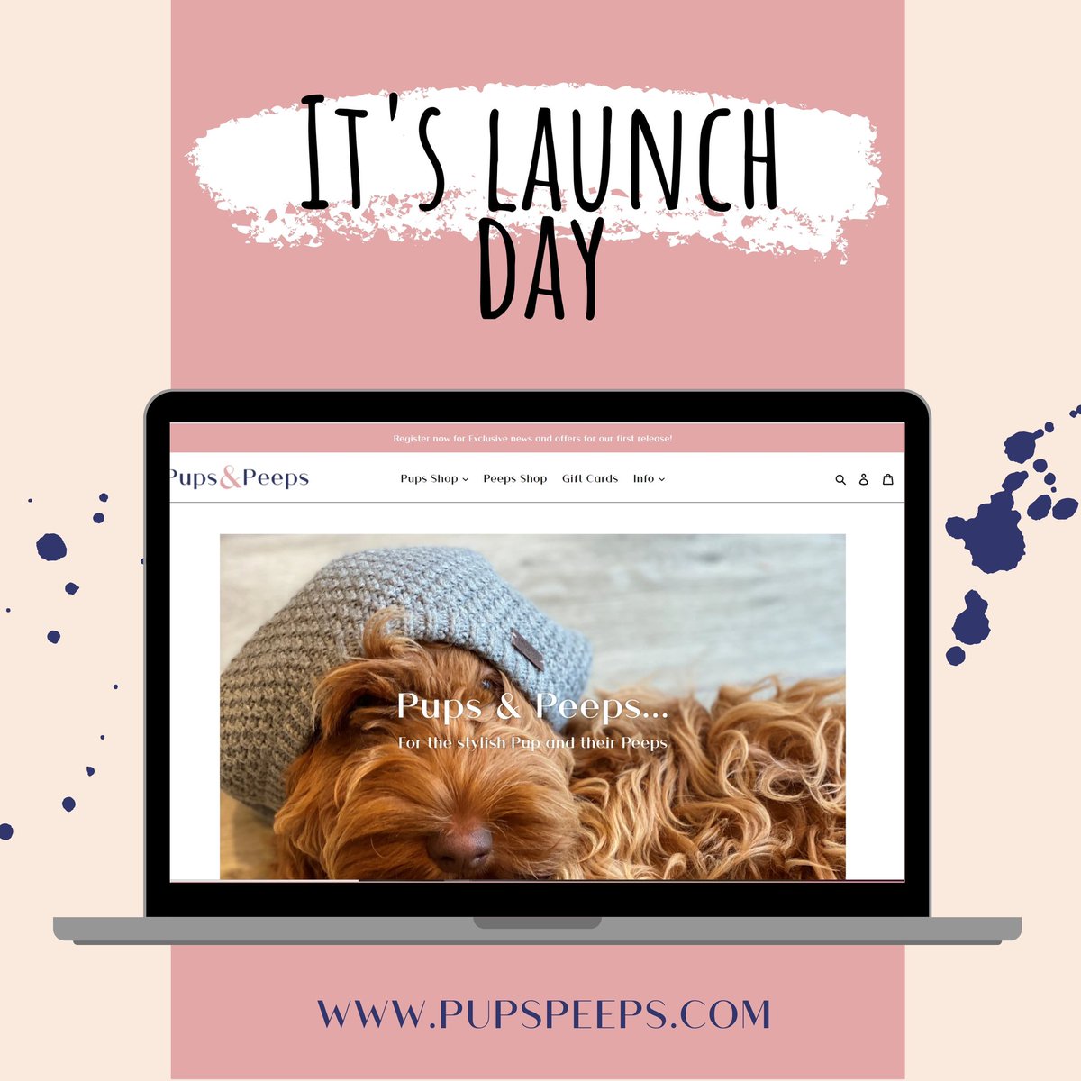 ZoeM1_'s tweet photo. Super pleased &amp; slightly nervous to say that Pups&amp;Peeps is open, have a look, we hope you like our designs as much as we do! There is more to come so follow us on FB &amp; Insta for updates...oh, there’s also some fab launch offers, so don’t miss out! Zoe x https://t.co/bTGJXLOkmf https://t.co/Cz6jYvK3pd