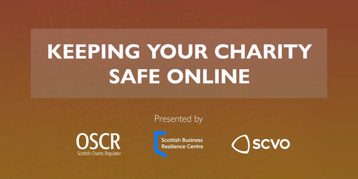 ScotCharityReg's tweet photo. ** Upcoming webinar **

OSCR staff, Alison Stone from @scvotweet and Kirstie Steele from @SBRC_Scotland will host a free session about learning how to spot a phishing attack. 

10 December 2020, 14:00 - 15:00
https://t.co/naxMRcHx1b https://t.co/jy6R7rPoH5
