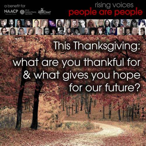 risingvoicespap's tweet photo. Despite all bad things that happened this year, what are u thankful for & what gives u hope 4 our future?
https://t.co/RMF5OoxyR3
#risingvoices #peoplearepeople #blacklivesmatter #NAACP #endracism #SouthernPovertyLawCenter #HeadCountOrg #BLM #Thanksgiving2020 #hopeforthefuture https://t.co/jqLlP4EyZc
