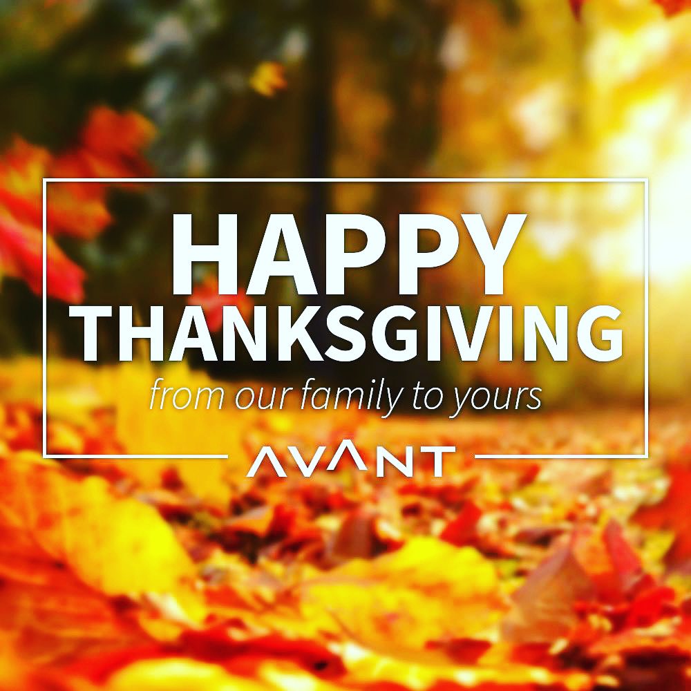 alexdanyluk's tweet photo. Thankful this holiday season for all the friendships that have helped us get through this challenging year!
🦃 Happy Thanksgiving 🦃
@Avant_CCC #goAVANT #MOVEwithAVANT #TrustedAdvisor https://t.co/cOKxeePitt