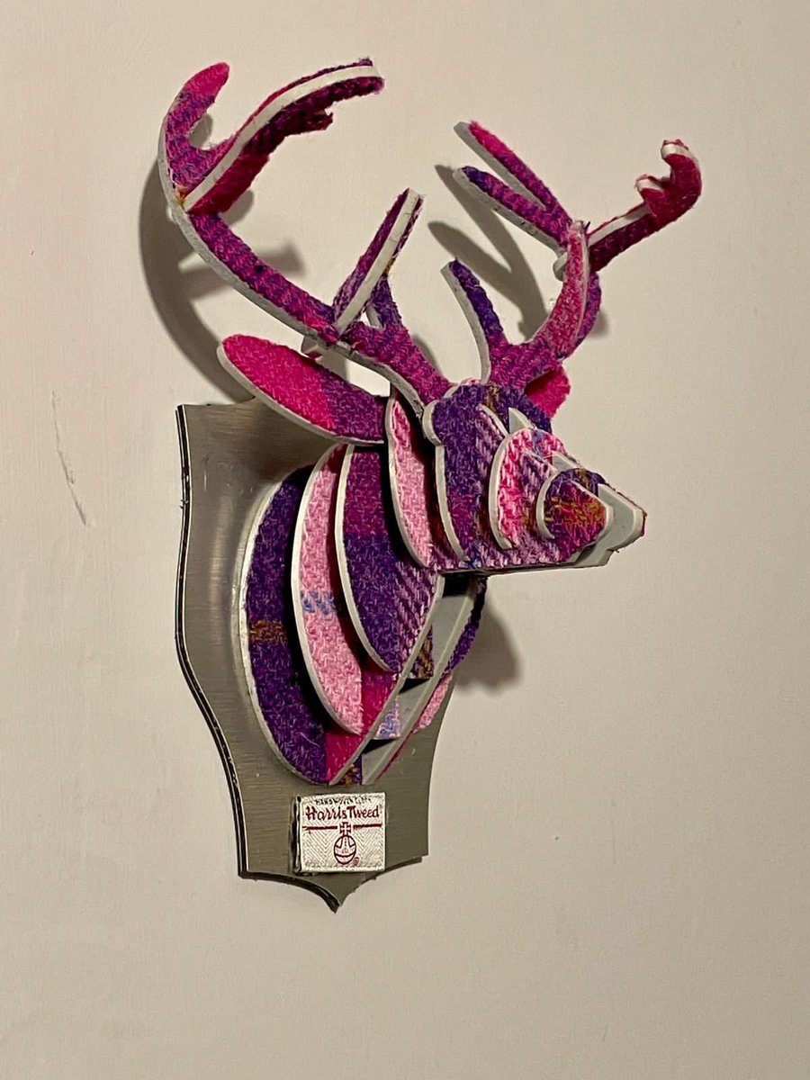 Tomorrow night at 8pm on my Facebook page Hummingbird Sculptures I will be offering 8 small stag heads at £49.00 each a saving of £10.00
100% of the proceeds will be used to buy Christmas Puddings and Mince Pies for Kilmarnock foodbanks.