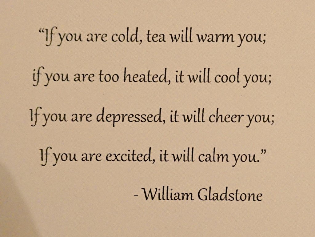 This slip accompanied a delivery. The humble cuppa' tea needs celebrating now and again. Small pleasures matter.