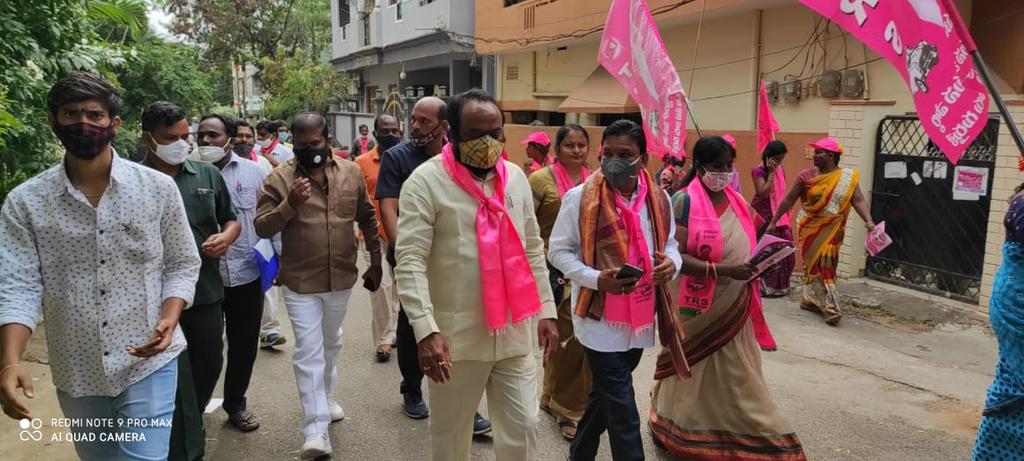 AthramSakku's tweet photo. GHMC ELECTION CAMPAIGN AT SANATH NAGAR DIVISION https://t.co/7roreQXW83