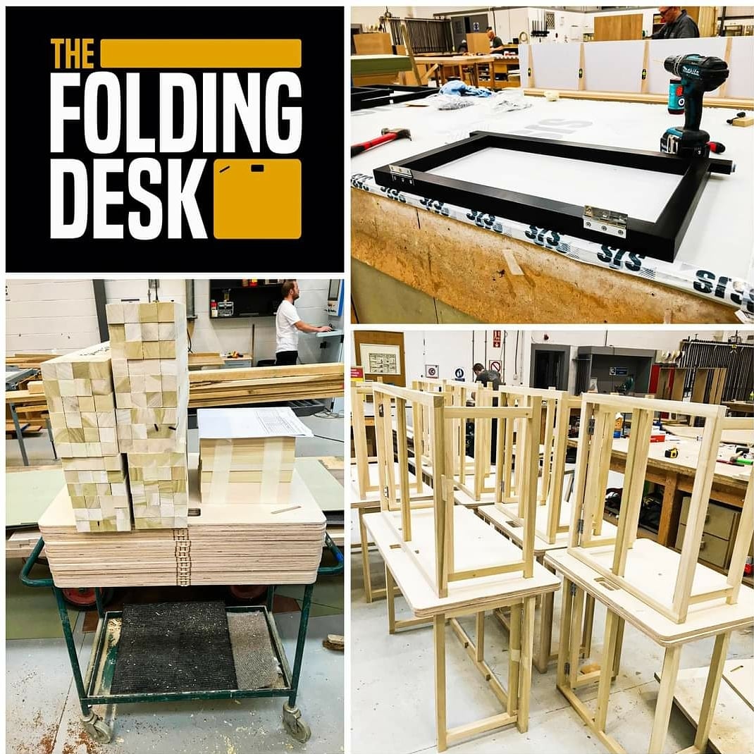TheFoldingDesk's tweet photo. Behind the Scenes at The Folding Desk HQ, preparing for the Christmas rush! 🎅🎁 Know someone who's working from home for the forseeable? This might just be the perfect gift... 

Find out more at https://t.co/2wZjZgcMGW and have it delivered before Xmas! 📦

#TheFoldingDesk https://t.co/aX0fQVN7iU