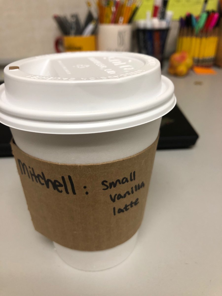 That feeling when your admin delivers YOUR coffee order...it’s the little acts of intentional kindness that make all the difference <a href="/SMSMiddle/">Summerland Middle</a>