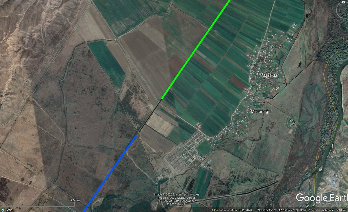 Starting from Baku , the line is nowadays operational untill Horadiz (or at least in a condition that allows trains running).A few kilometers beyonmd Horadiz the mined and devastated no-mans land starts. The railway line was destroyed as well as all villages in this area....
