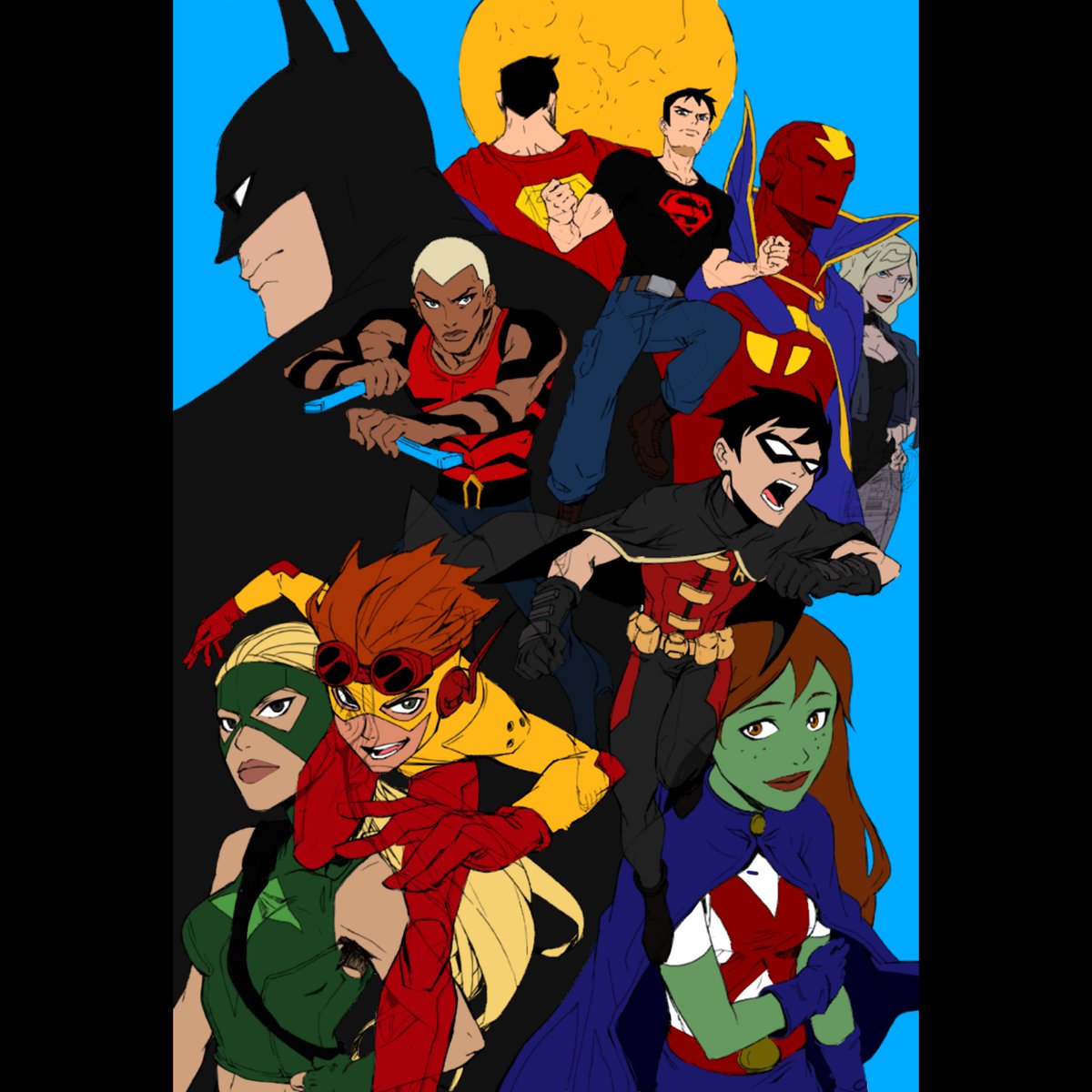 #dccomics #dcuniverse #dc #JusticeLeague #YoungJustice #TeenTitans #Batman #Superman #Robin #kidflash #missmartian #Artemisa #redtornado #superheroes #Heroes #comics #Colombia #artedigital #arte #art #artistic #artist #dibujosacolor #AZUL #withinshadows #cartoon #Netflix #sketch