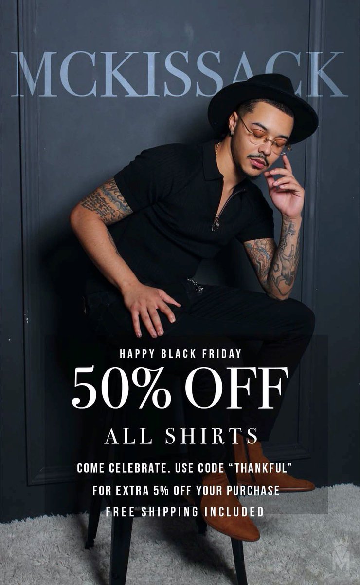 Names_Prince's tweet photo. Black Friday starts now! Use your code “blackfriday50” to receive 50% off on all shirts! Take a extra 30% off all Blazers and Trousers ! Discount automatically applied in cart!
~https://t.co/eyG74sf9mk~
#BlackOwnedBusiness https://t.co/jlA41HhZa5