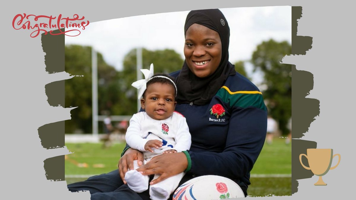 We are so proud of our <a href="/alemazainab/">Zee'Bulldozer'Alema</a> for winning @thesundaytimes Grassroots Sportswoman of the Year. Well done Zee! We love you so much for all that you do to support, encourage and help others become more involved in rugby and sports. Keep shining girl #jogonfamily