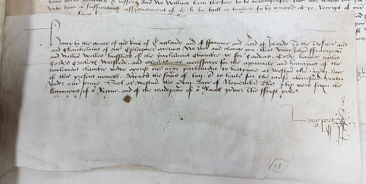 UkNatArchives's tweet photo. #OTD in 1470 the Lords and Commons of the Readeption Parliament, summoned in the name of Henry VI, met at Westminster. The events remain largely obscure but in this #Readeption550 blog we are joined by Hannes Kleineke @HistParl to examine surviving records https://t.co/6TCBhwBOOq https://t.co/pdym6qPFvF