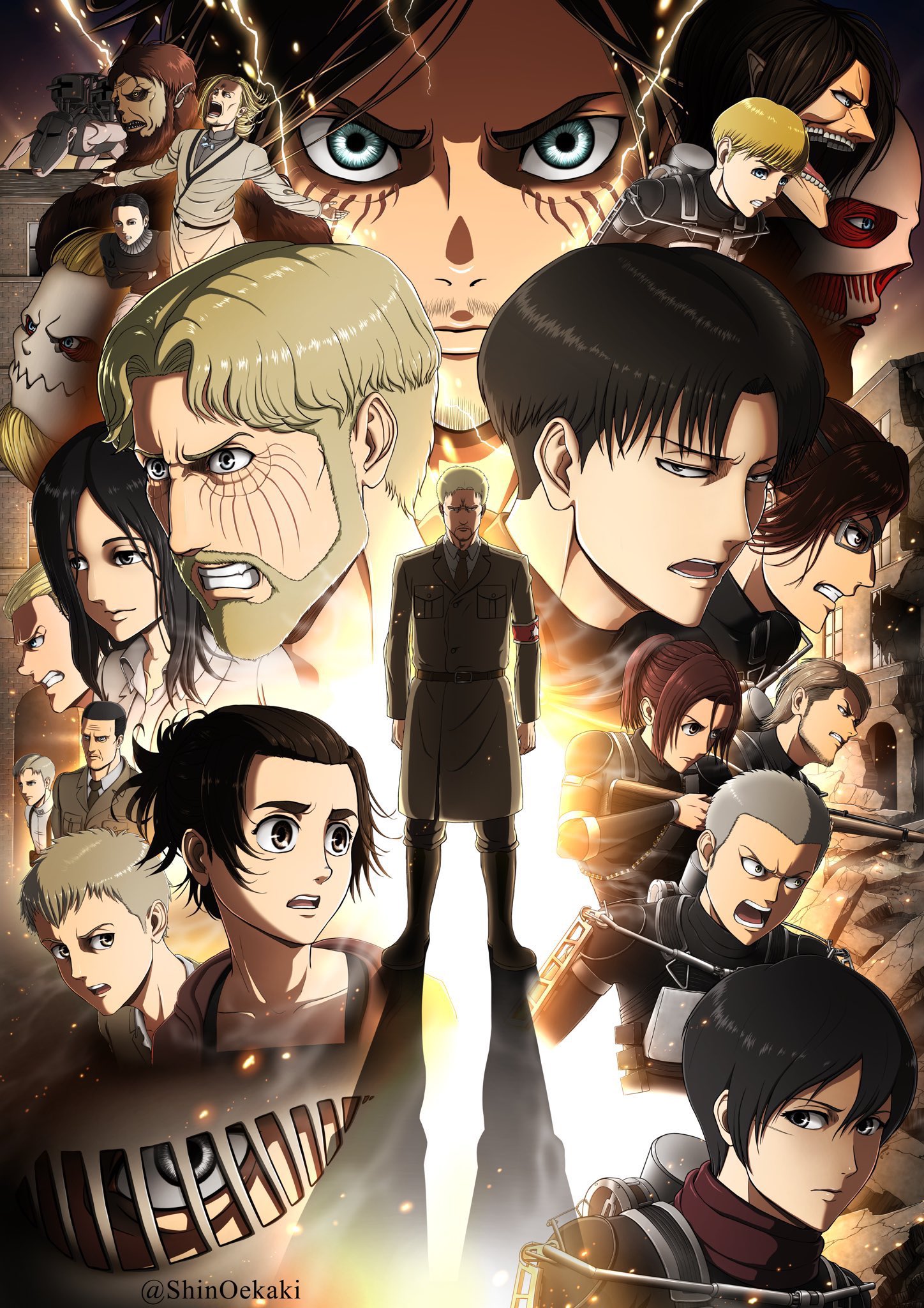 one day left before the final season on aot season 4 part3