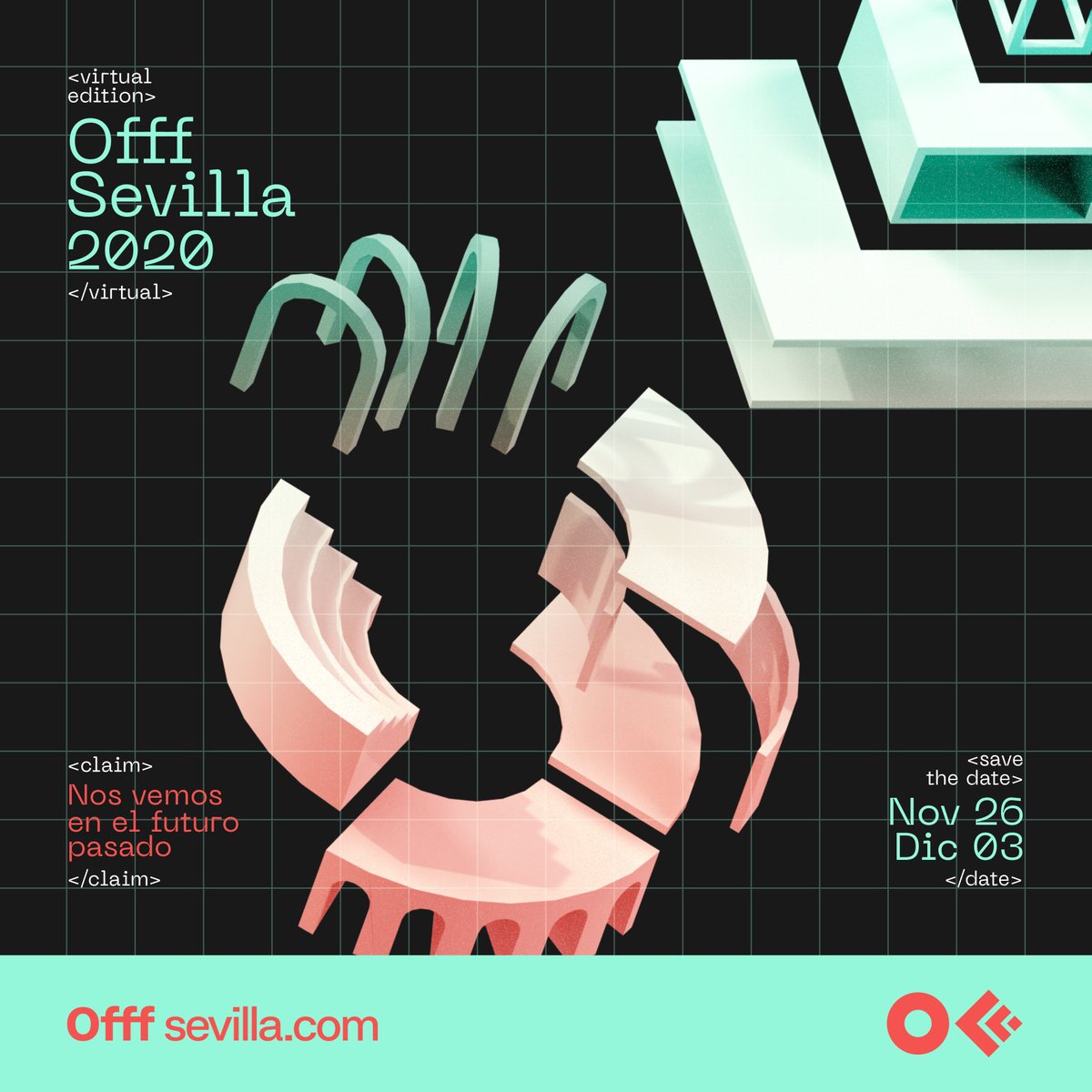 🚀 ¡Llega una nueva edición de @offfsevilla! Este año, de forma virtual, para que no te pierdas nada. 👩‍💻👨‍💻

🗓 Entre el 26 de noviembre y el 3 de diciembre puedes disfrutar de este evento que cada año congrega más público.

🌐 Toda la información en: offfsevilla.com