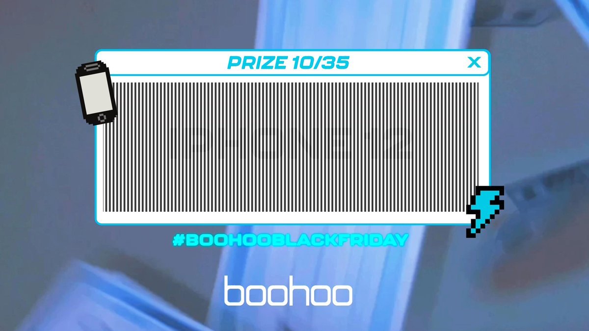boohoo's tweet image. Prize 10: We've hidden the mystery prize in this image. For the chance to win:
1. Like this tweet
2. Reply or Quote Tweet with the hidden prize + #boohooblackfriday 💸

You have 30 minutes to enter! Winner announced in 1 hour.