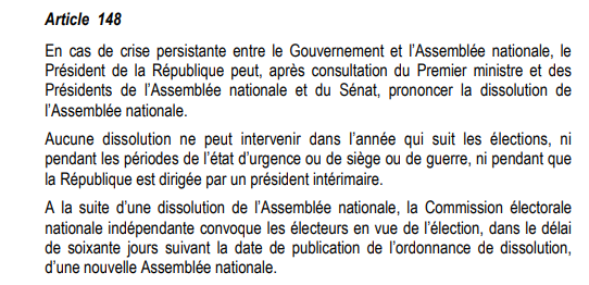 kinshasaweb's tweet photo. 🔁[A (re)lire 📢🗣 Que dit  l'article 148 ‼️ l'#Article148 ‼️ de la constitution de la #RDC #DRC  En cas de crise persistante entre le Gouvernement et l’Assemblée nationale, le Président de la République peut, après ... @AssembleeN @senatrdc @PrimatureRDC @Presidence_RDC https://t.co/1fMYxo3Xam