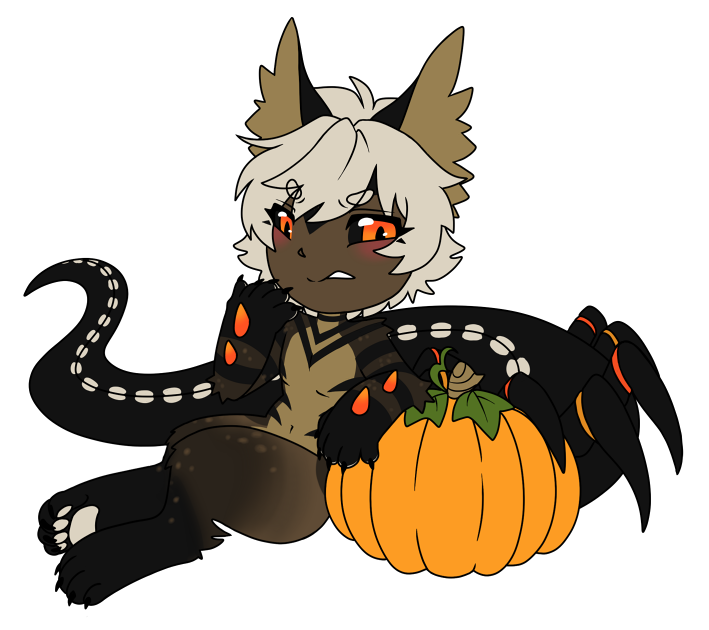 Nonnavlis's tweet image. 9/19/20 - A little chibi #venos for Hag on TH! 💕 I should've posted this around Halloween instead hahaha. I've never been able to decide if these guys are humanoid or anthro 🤔